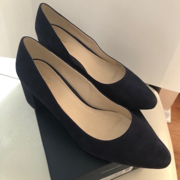 Cole Haan Shoes - Cole Haan® Justine Suede Pump 55mm. Size 10